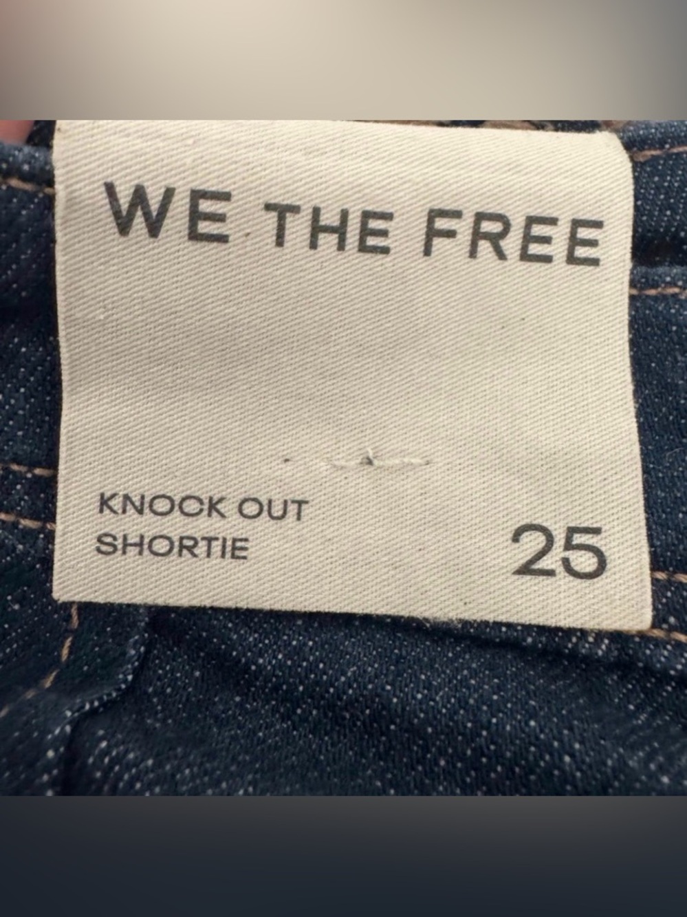 FREE PEOPLE We The Free Knock Out Shorties DENIM SHORTS - Picture 10 of 12